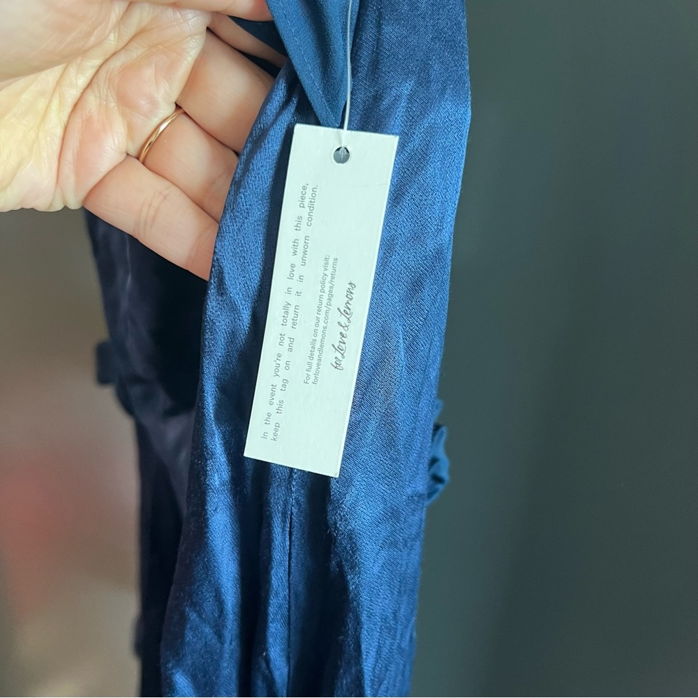 For Love and Lemons Alira Gown in Blue Size XS NEW! New with tags! - Picture 6 of 12